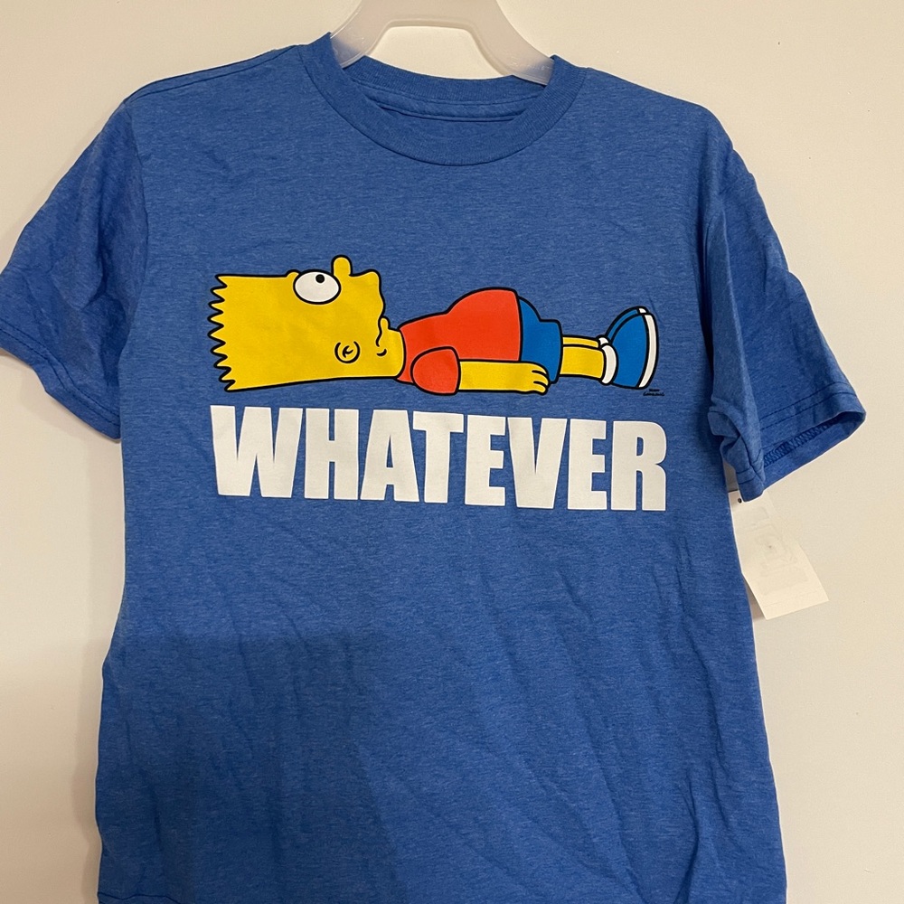 Boys Bart Simpson Medium Shirt - NEW
